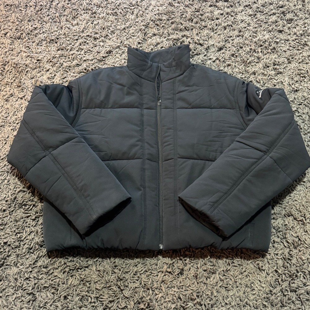 Travis Mathew Mont Blanc Barton Creek Puffer Jacket Women's XL Full Zip Black